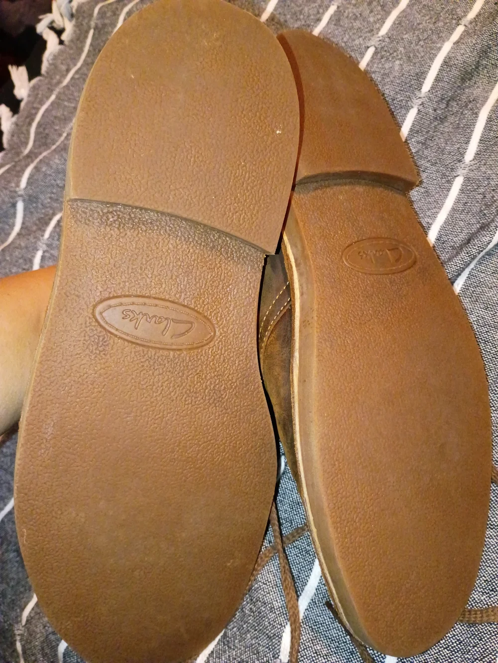 Bushacre Clarks Brown Leather Chukka Boots Size 9